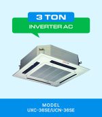 Split Type Cassette Mounted Inverter AC 3.0 ton