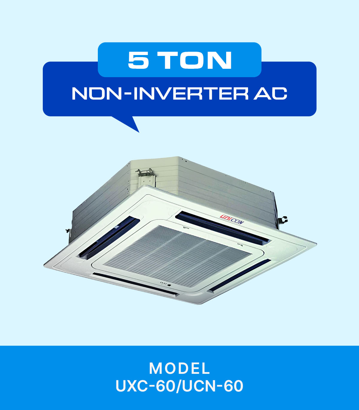 Split Type Cassette Mounted 21 Split Type Cassette Mounted Non Inverter AC 5.0 ton - Image 1